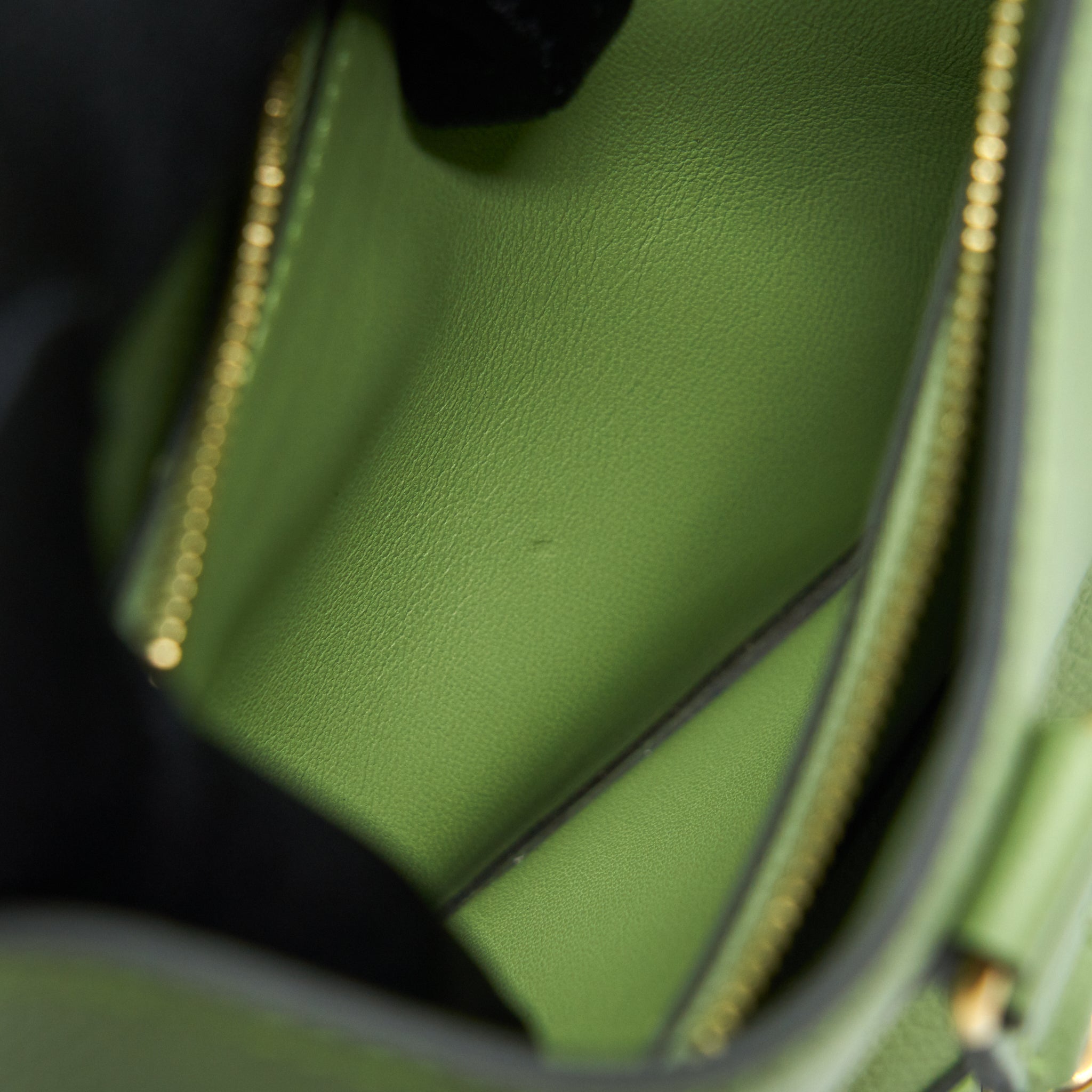 HERMES TRIM DUO 24 BAG VERT CRIQUET GHW