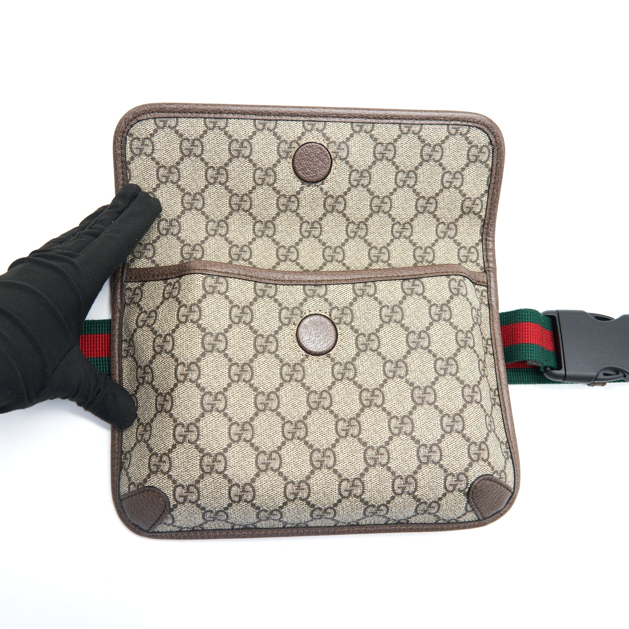 GUCCI GG SUPREME CANVAS BELT BAG