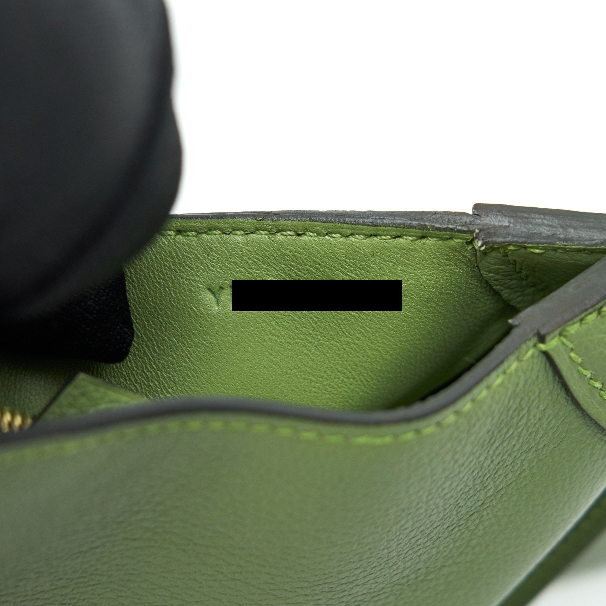 HERMES TRIM DUO 24 BAG VERT CRIQUET GHW