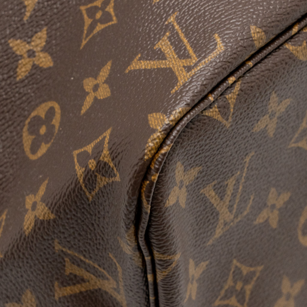 LOUIS VUITTON NEVERFULL MM MONOGRAM CANVAS GHW