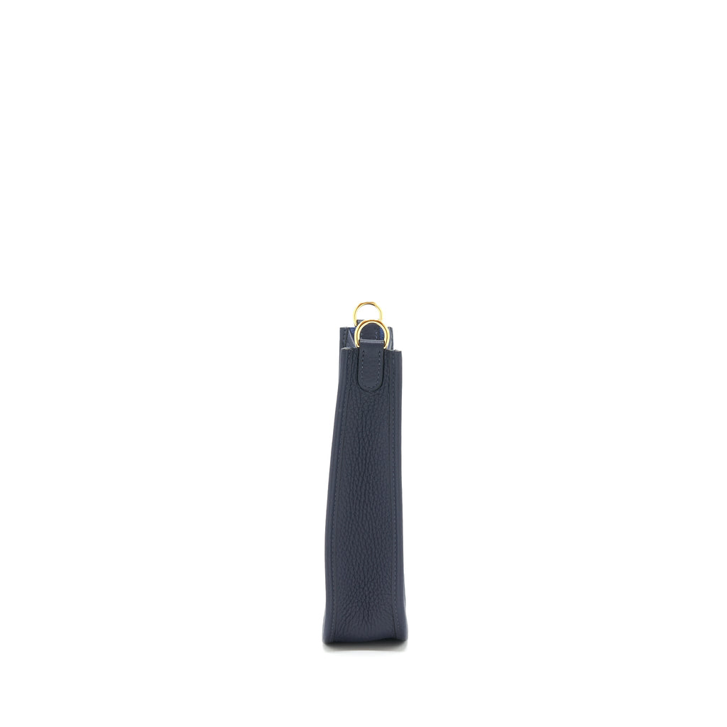 HERMES MINI EVELYNE BLUE NUIT/ BLUE INDIGO GHW