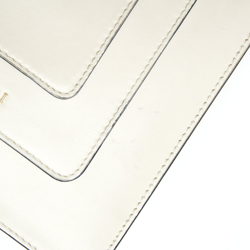 BVLGARI TOP HANDLE SERPENTI BAG WHITE
