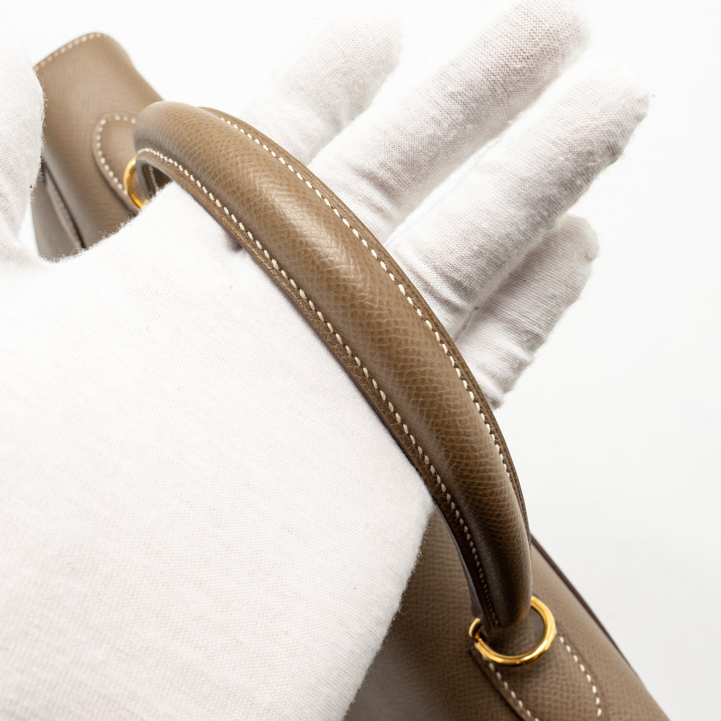 HERMES KELLY 35 EPSOM ETOUPE GHW