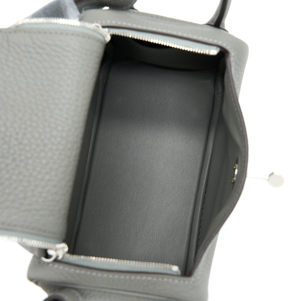 HERMES MINI LINDY CLEMENCE 0L GRIS MEYER SHW
