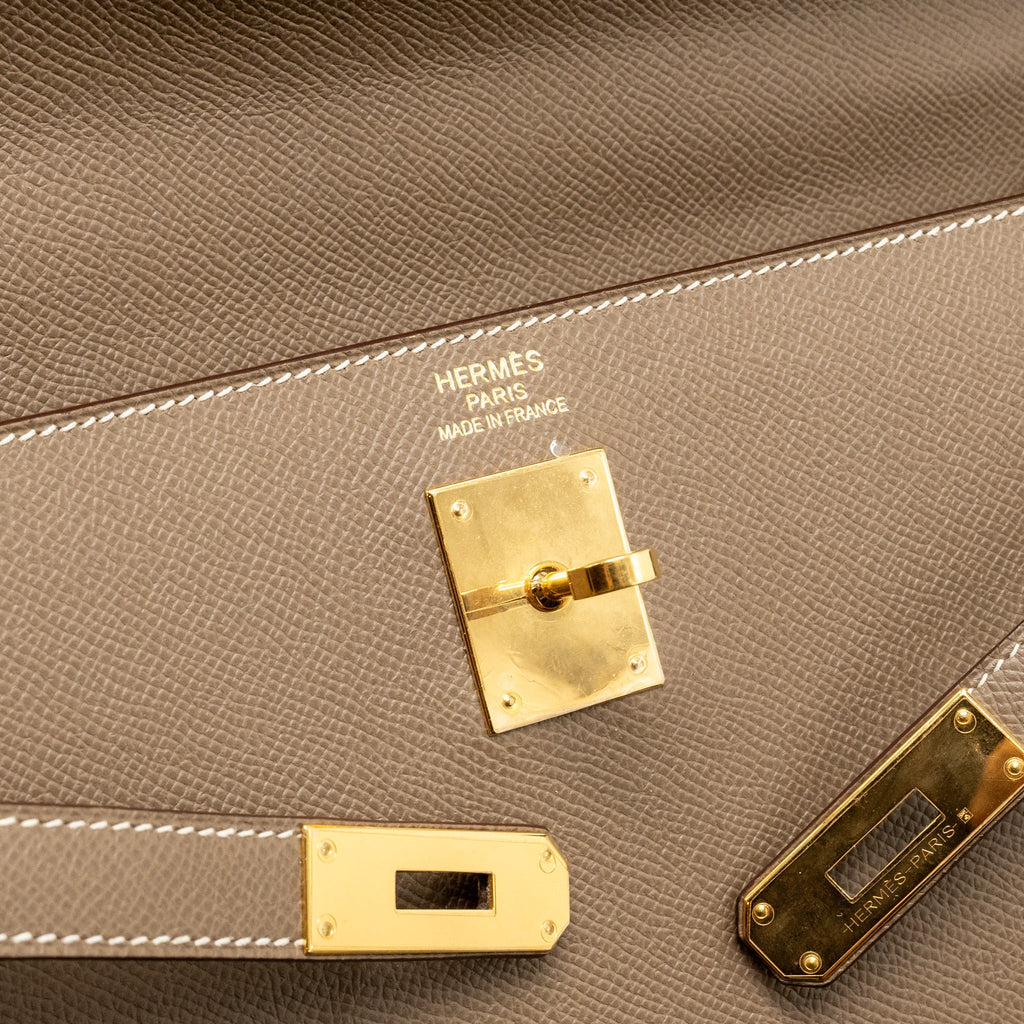 HERMES KELLY 35 EPSOM ETOUPE GHW