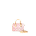 LOUIS VUITTON NANO SPEEDY MONOGRAM JACQUARD DENIM PINK GHW (NEW VERSION)