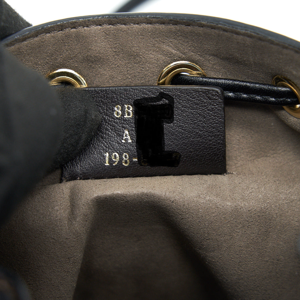 FENDI MON TRESOR MINI BUCKET BAG BROWN