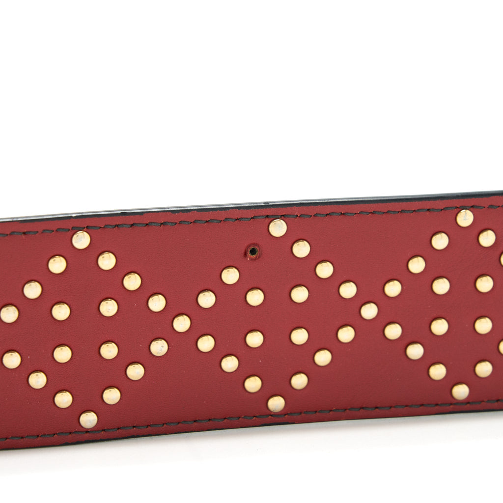 DIOR STUDDED LADY DIOR RED GHW