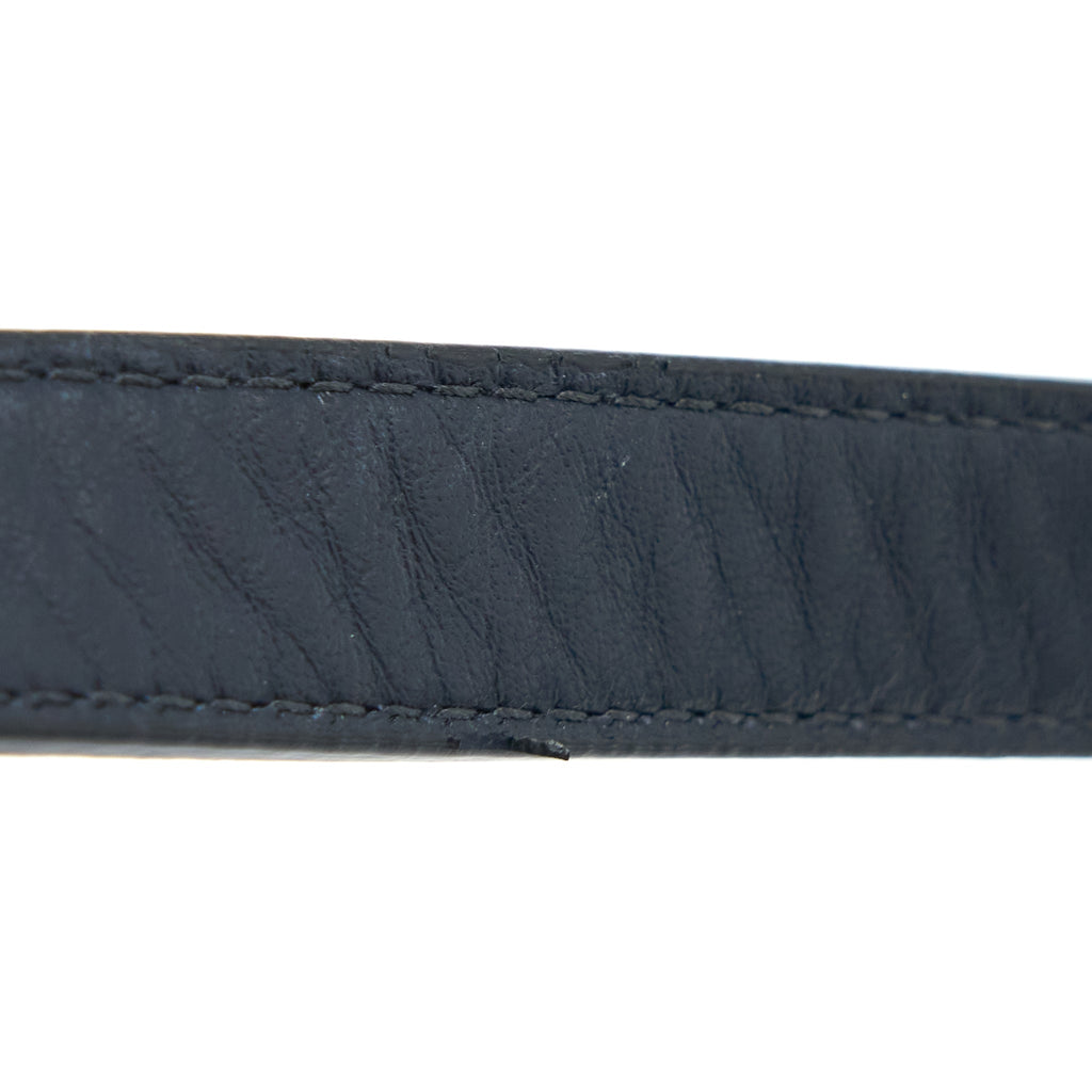 DIOR SADDLE BELT POUCH BLUE OBLIQUE JACQUARD GHW