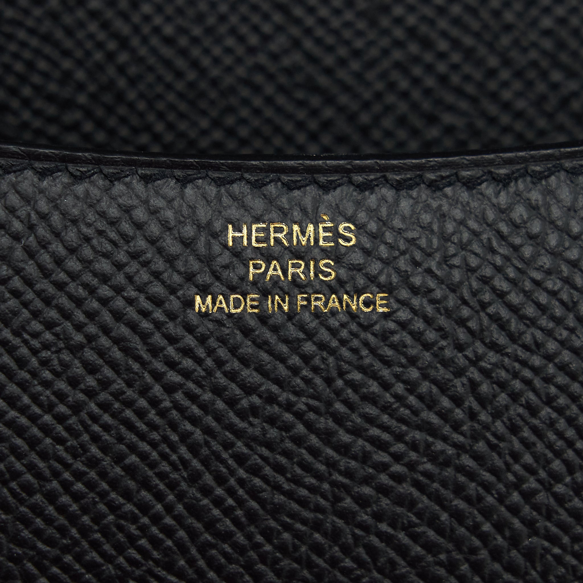HERMES MINI CONSTANCE EPSOM BLACK GHW