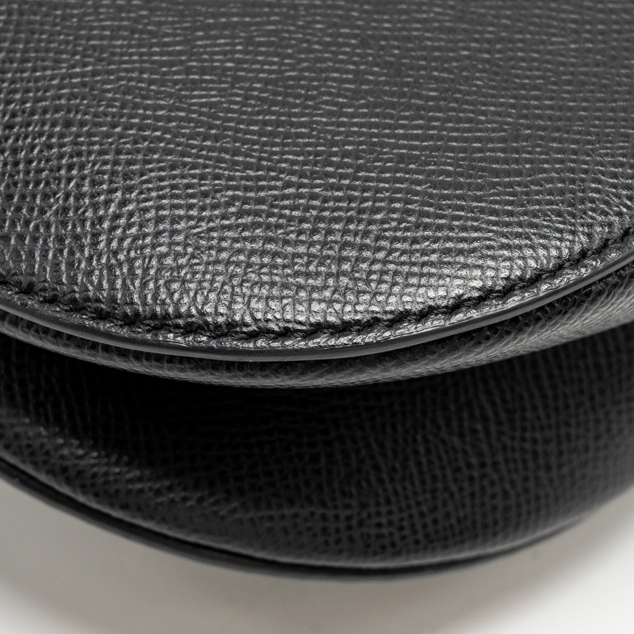 DIOR MEDIUM SADDLE BAG CALFSKIN BLACK GHW