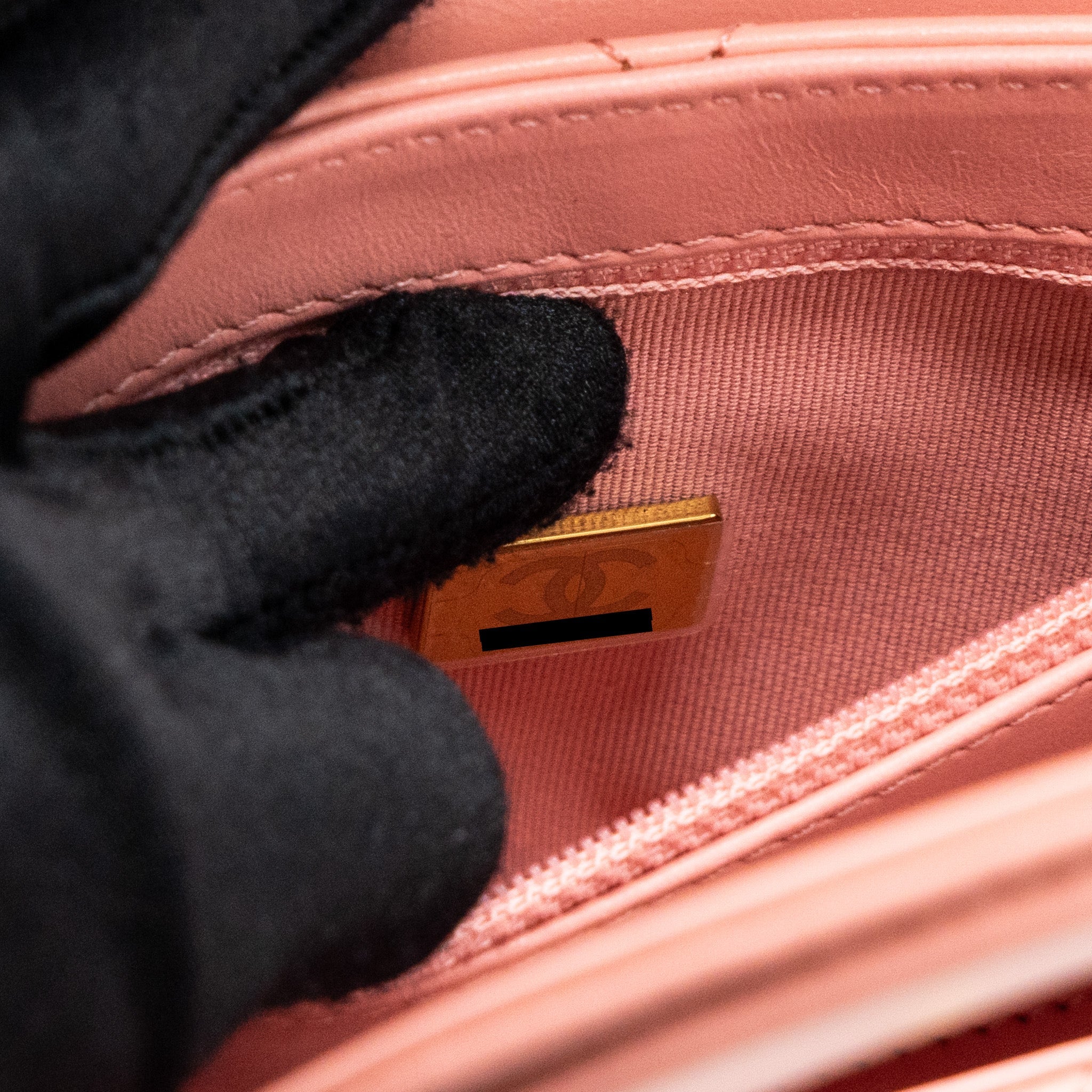 CHANEL 23K MINI SHOPPING TOTE CALFSKIN PINK BRUSHED GHW(MICROCHIP)