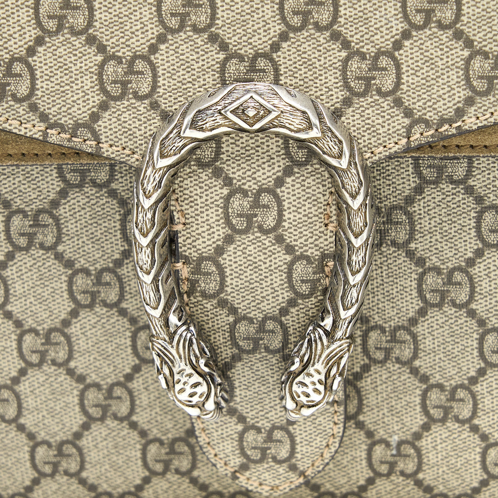 GUCCI DIONYSUS SHOULDER BAG GG SUPREME CANVAS/SUEDE SHW