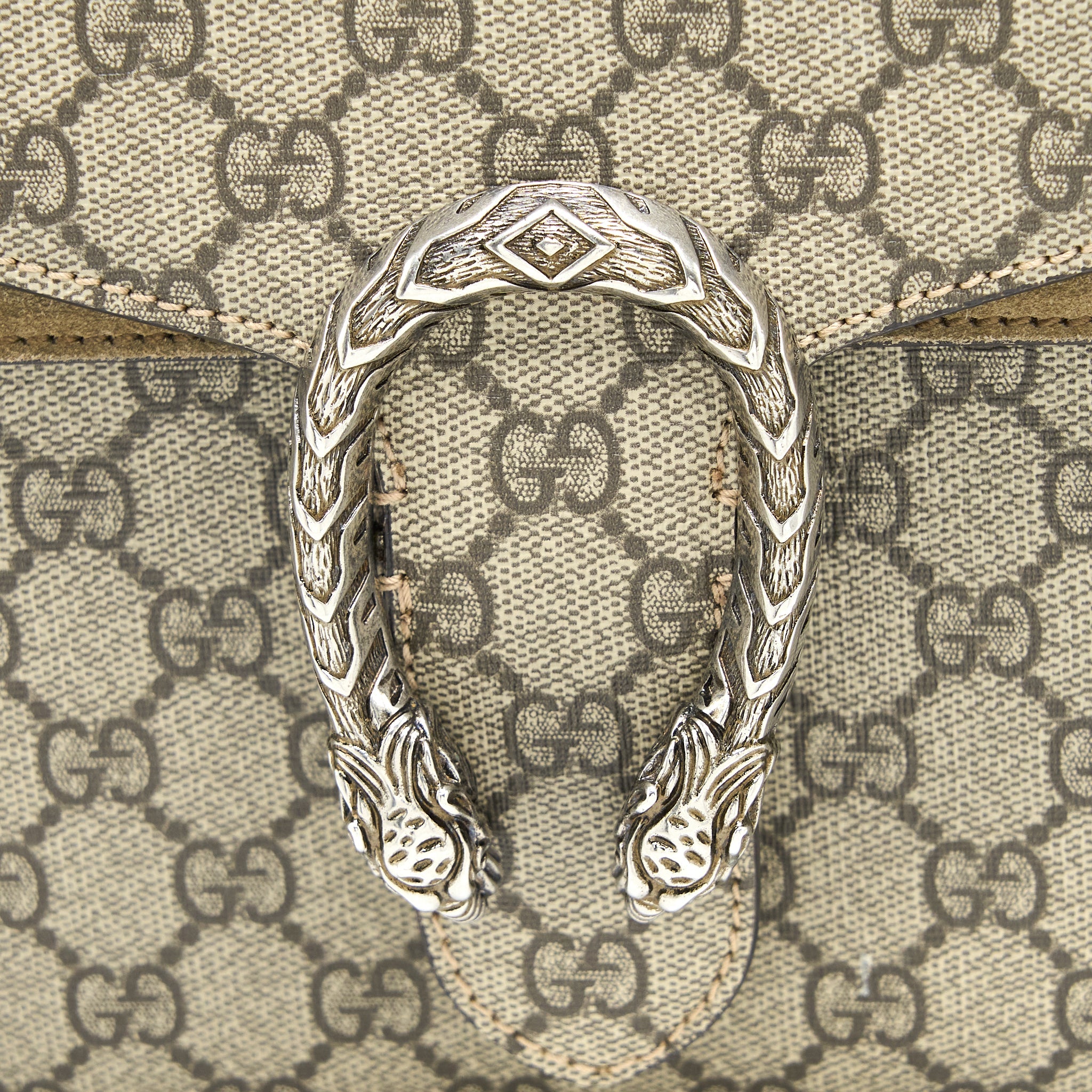 GUCCI DIONYSUS SHOULDER BAG GG SUPREME CANVAS/SUEDE SHW