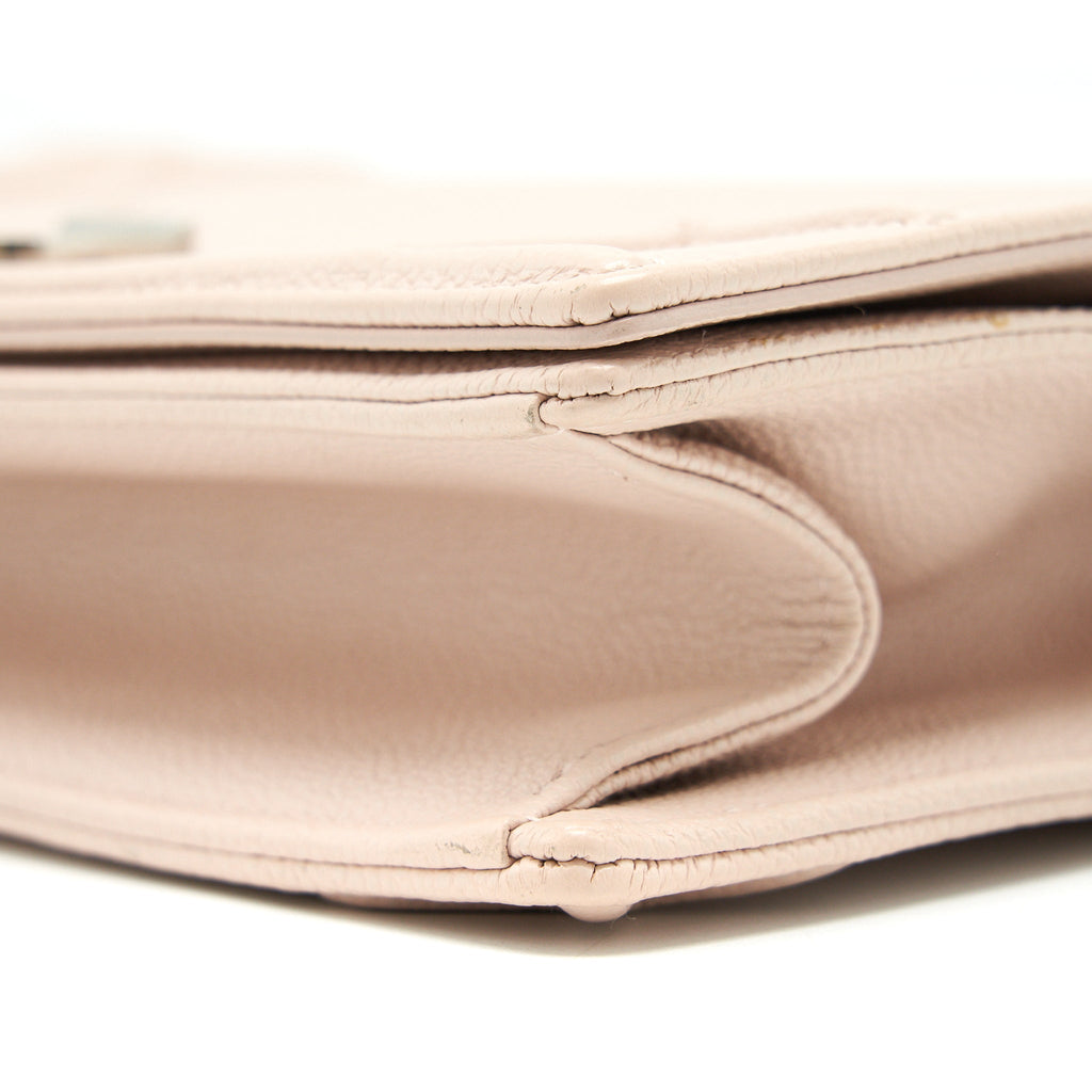 DIOR MEDIUM DIORAMA BAG GRAINED CALFSKIN LIGHT PINK SHW