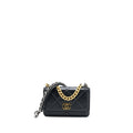 CHANEL 19 WALLET ON CHAIN LAMBSKIN BLACK MULTICOLOUR HARDWARE (MICROCHIP)