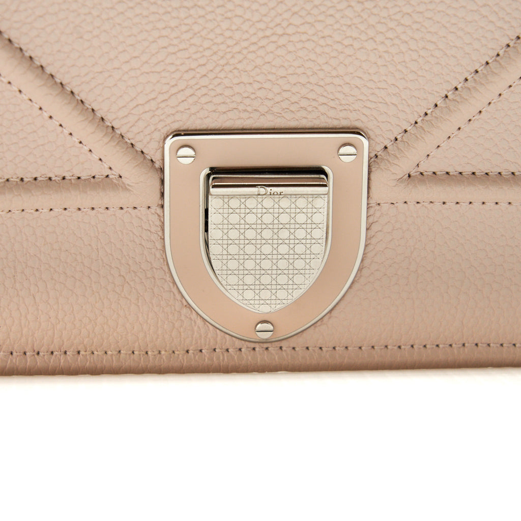 DIOR MEDIUM DIORAMA BAG GRAINED CALFSKIN LIGHT PINK SHW