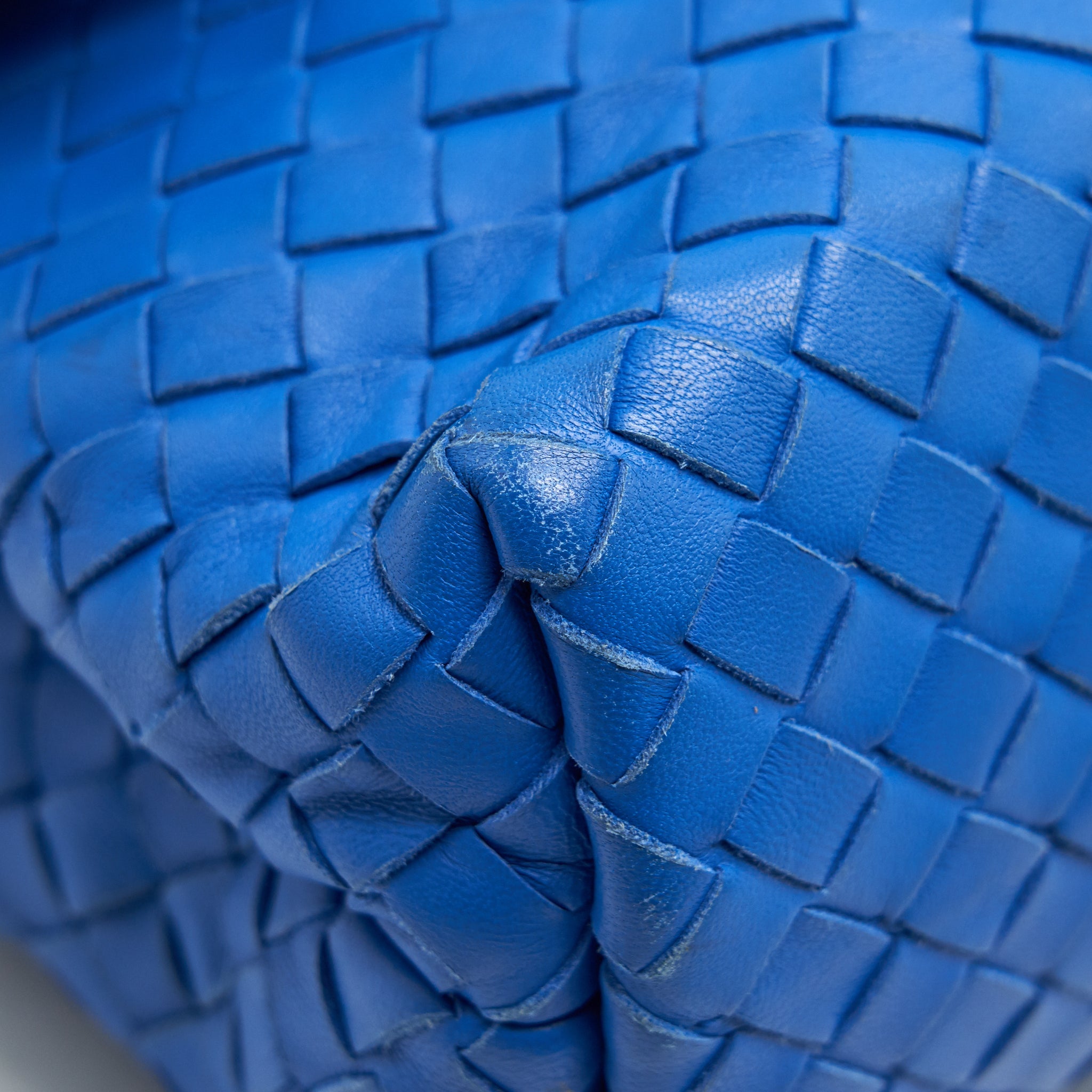 BOTTEGA VENETA OLYMPIA BAG SMALL BLUE
