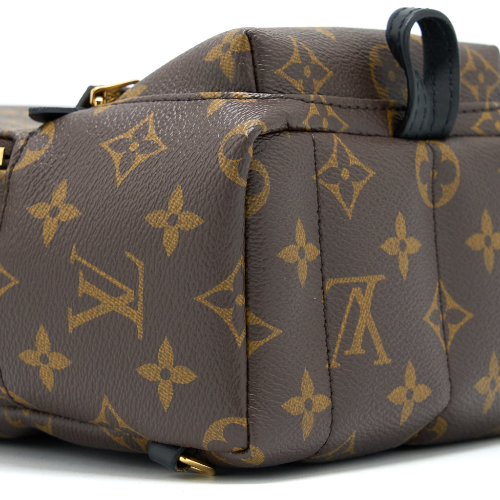 LOUIS VUITTON PALM SPRINGS MINI BACKPACK NEW VERSION MONOGRAM CANVAS GHW
