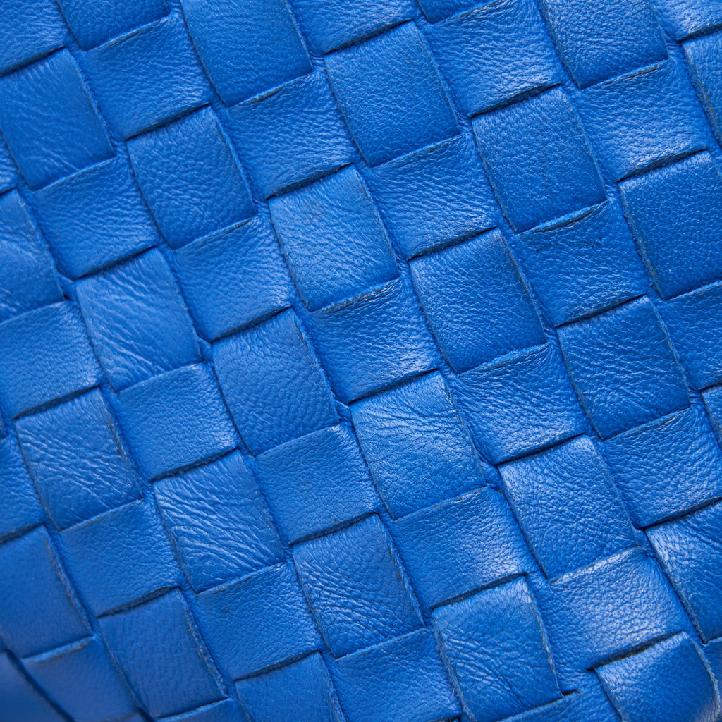 BOTTEGA VENETA OLYMPIA BAG SMALL BLUE