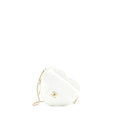 CHANEL 22S HEART BAG LAMBSKIN WHITE LGHW (MICROCHIP)