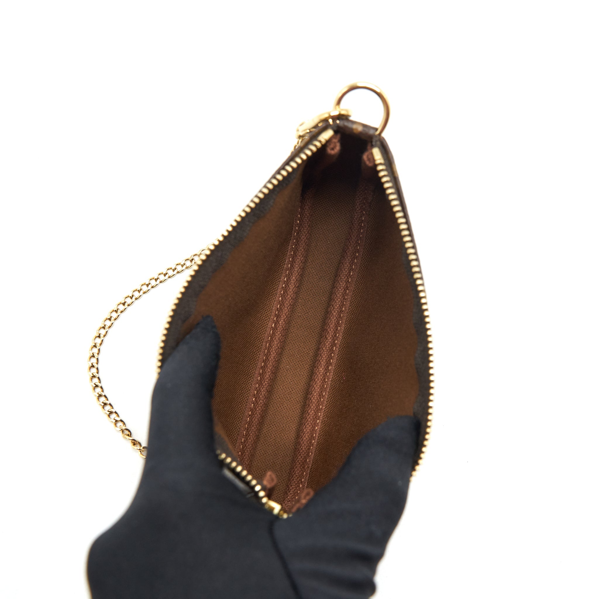 LOUIS VUITTON MINI POCHETTE ACCESSORIES YEAR 2020 MONOGRAM CANVAS