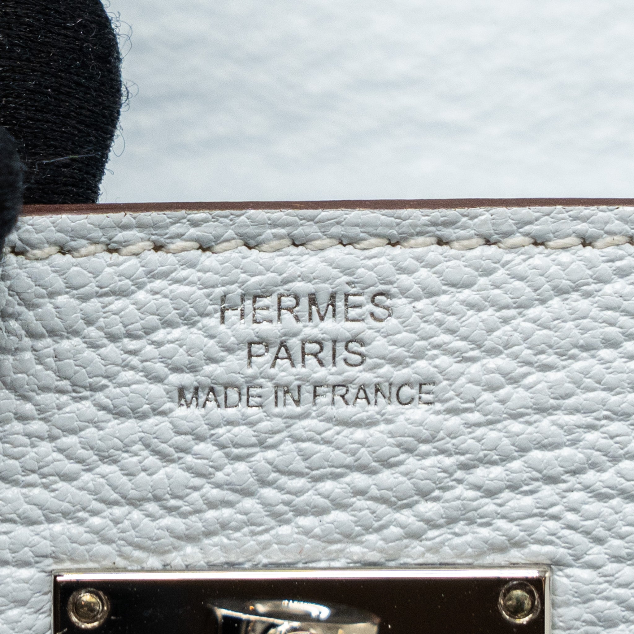 HERMES CLASSIC KELLY TO GO CHEVRE MYSORE BLUE BRUME SHW