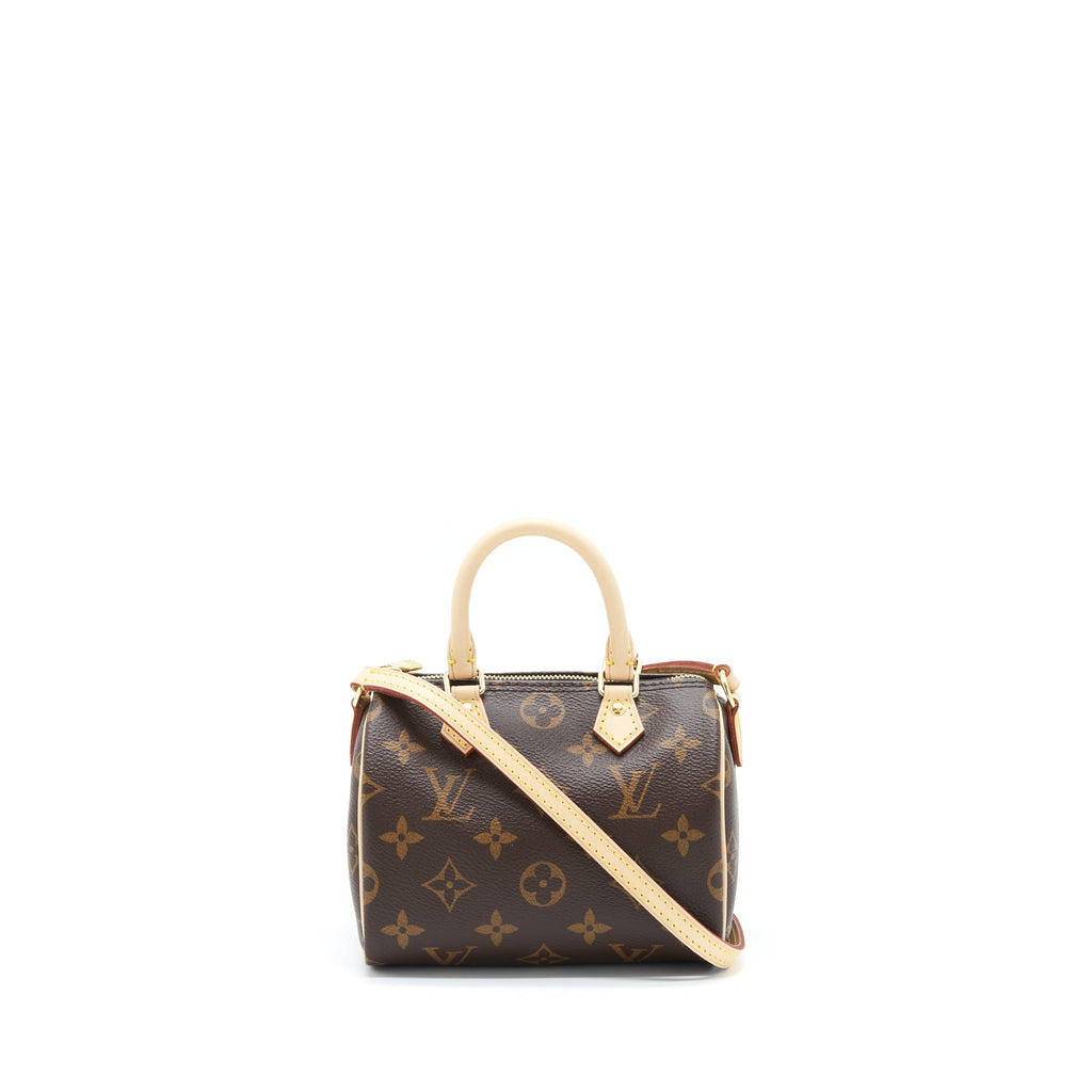 LOUIS VUITTON NANO SPEEDY MONOGRAM CANVAS YEAR 2020