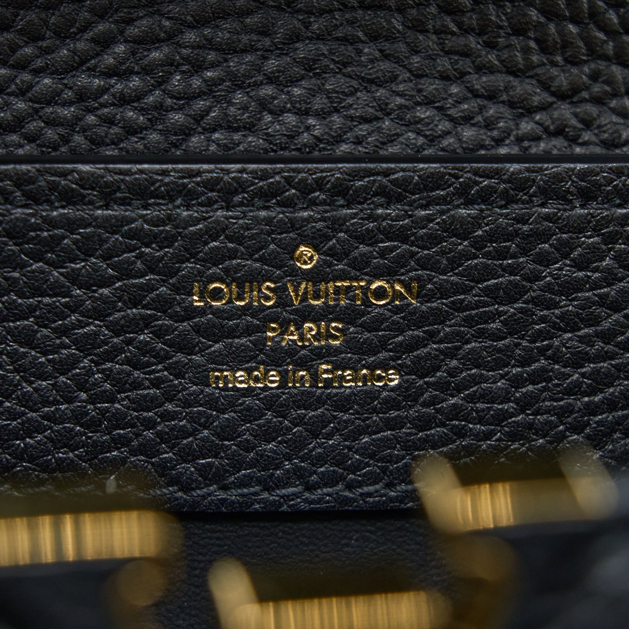 LOUIS VUITTON CAPUCINES MINI TAURILLON LIMITED EDITION BLACK GHW (NEW VERSION)