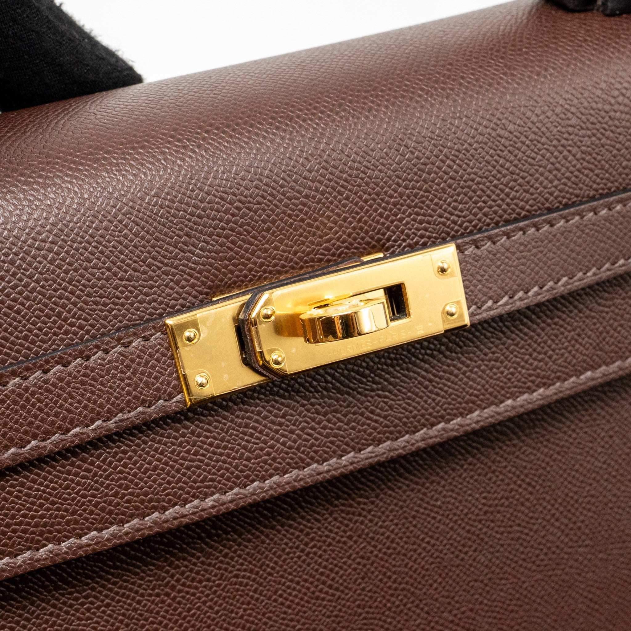 HERMES KELLY 25 MADAME MOKA GHW