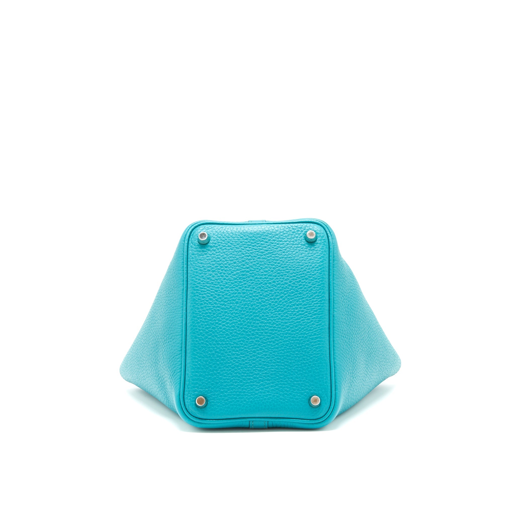HERMES PICOTIN 18 LOCK BAG 7F BLUE PAON SHW