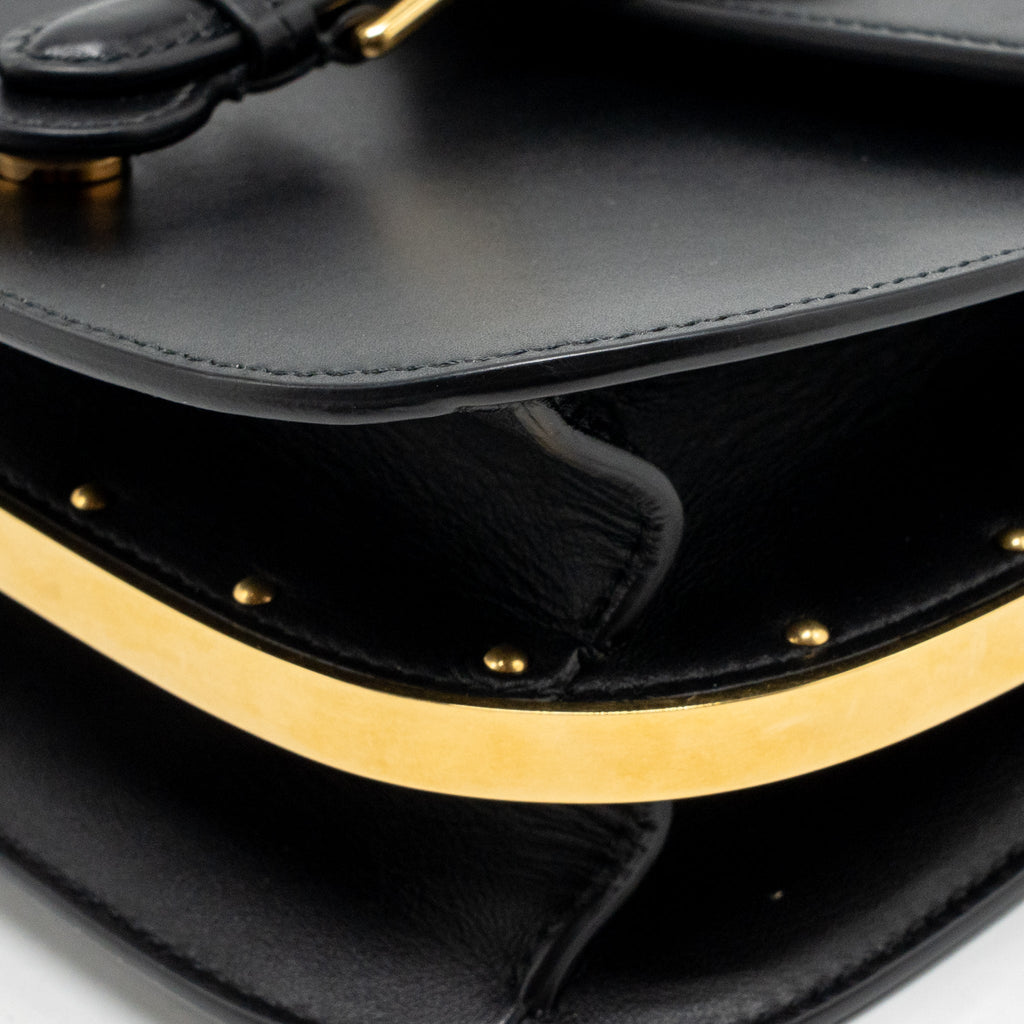 DIOR MEDUIM DIOR BOBBY BAG CALFSKIN BLACK GHW