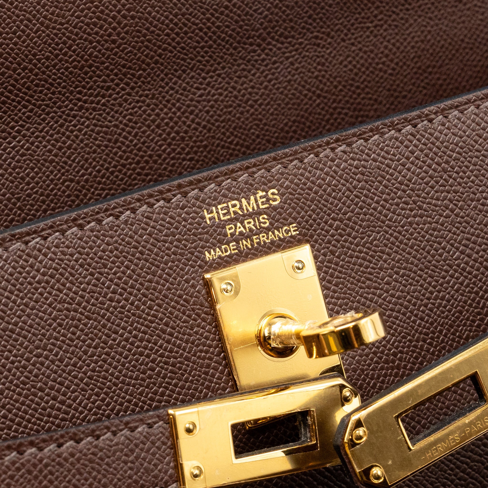 HERMES KELLY 25 MADAME MOKA GHW