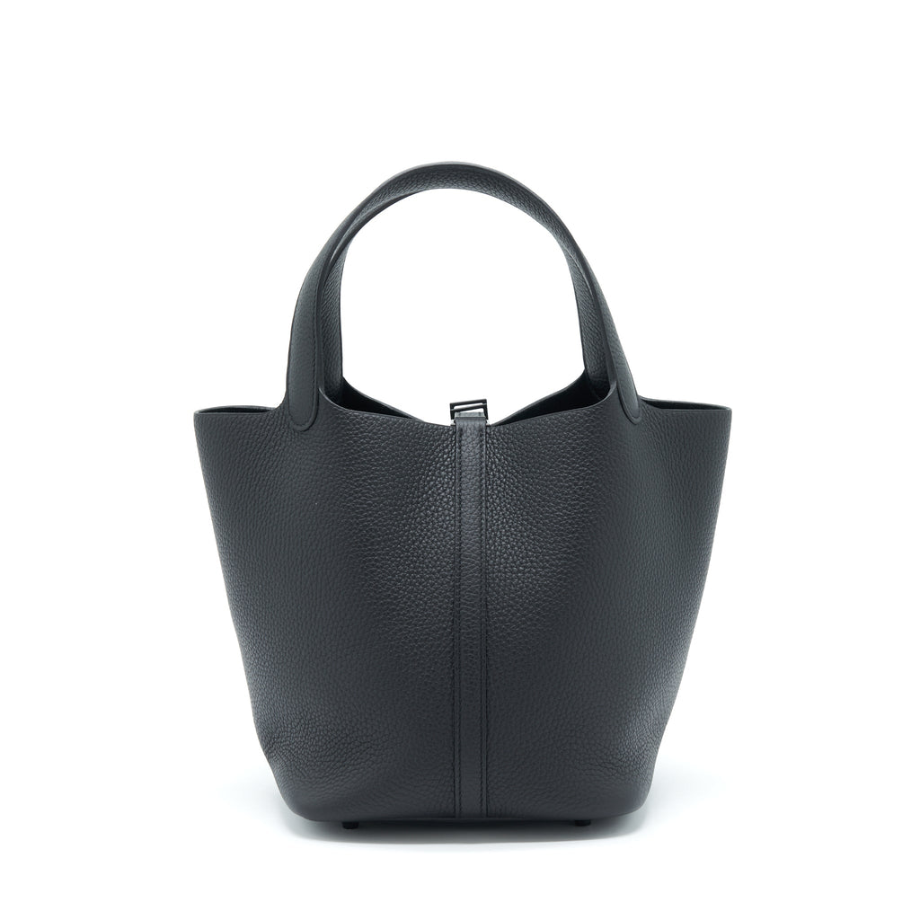 HERMES PICOTIN 22 CLEMENCE SO BLACK