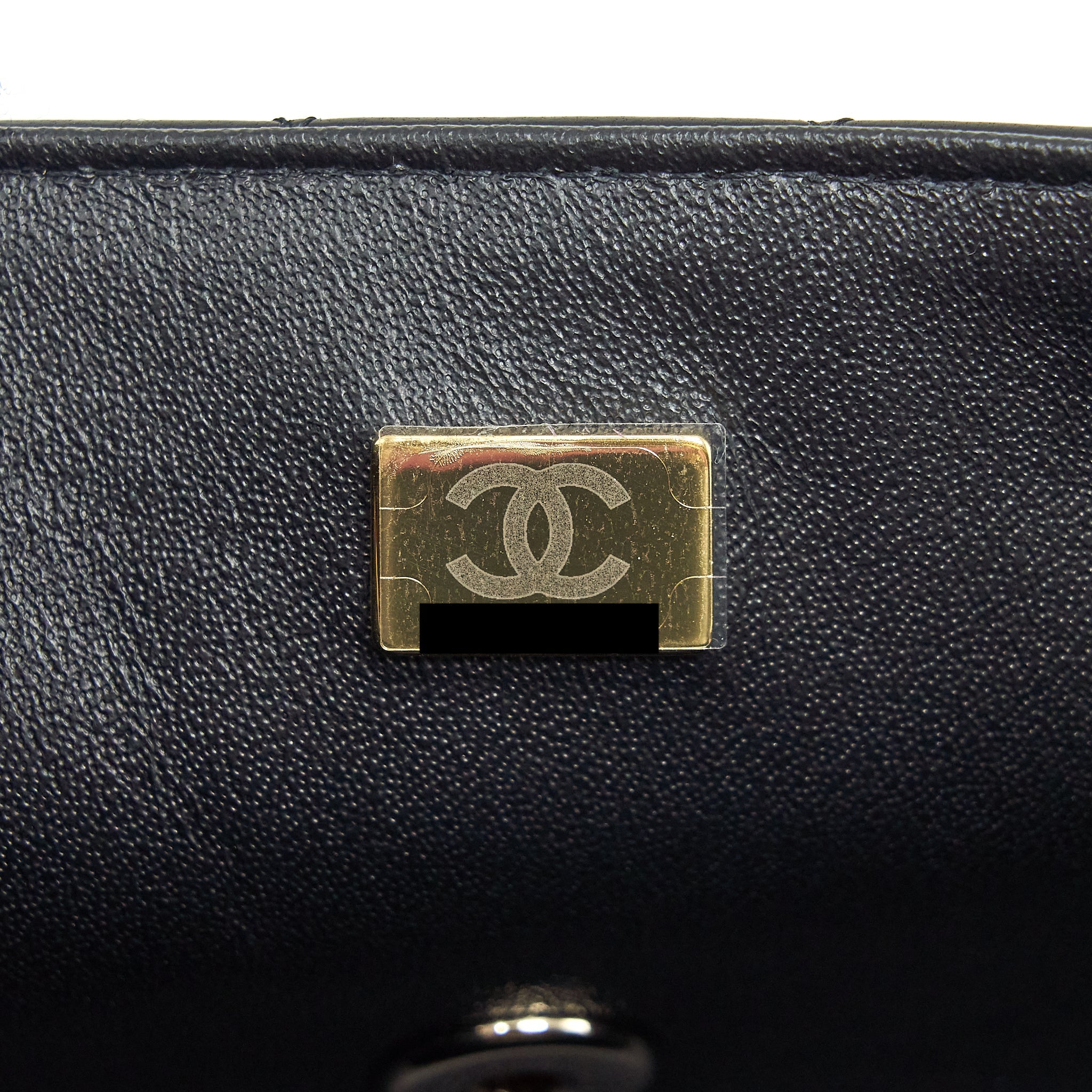 CHANEL MINI RECTANGULAR FLAP BAG LAMBSKIN BLACK LGHW