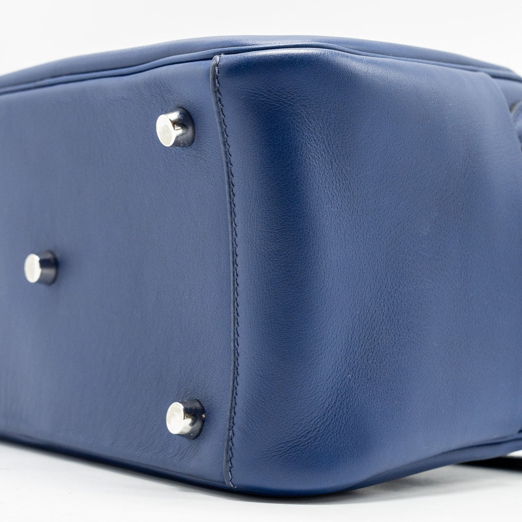 HERMES LINDY 26 SWIFT BLUE SAPHIR SHW