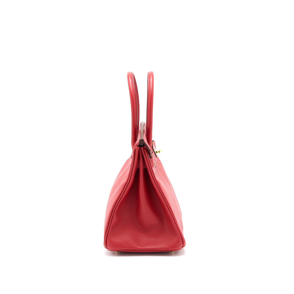 HERMES BIRKIN 30 EPSOM Q5 ROUGE CASAQUE GHW