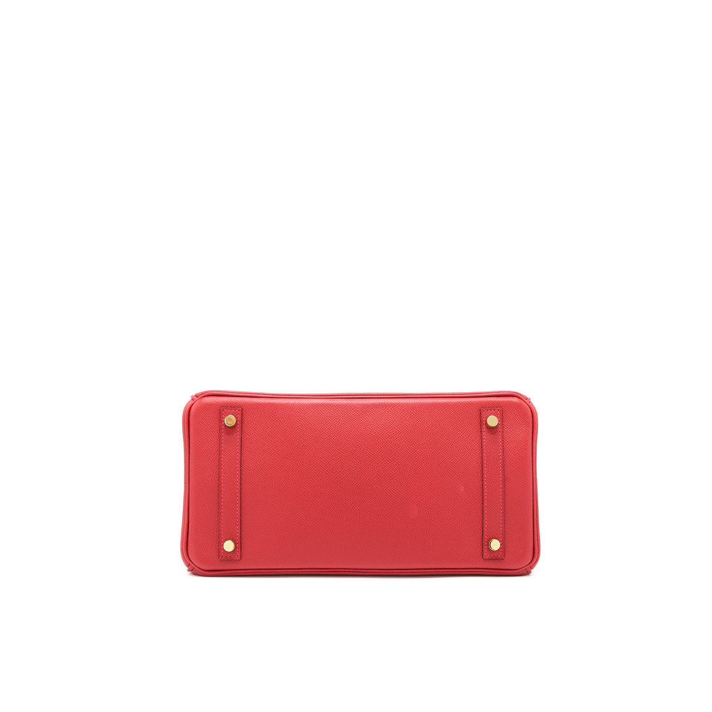 HERMES BIRKIN 30 EPSOM Q5 ROUGE CASAQUE GHW