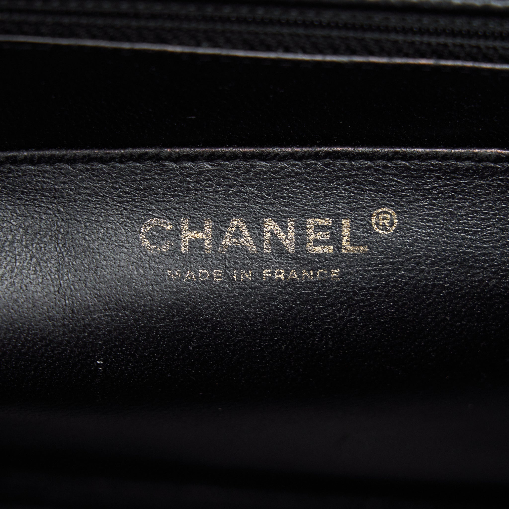 CHANEL VINTAGE JUMBO SINGLE FLAP CAVIAR BLACK GHW