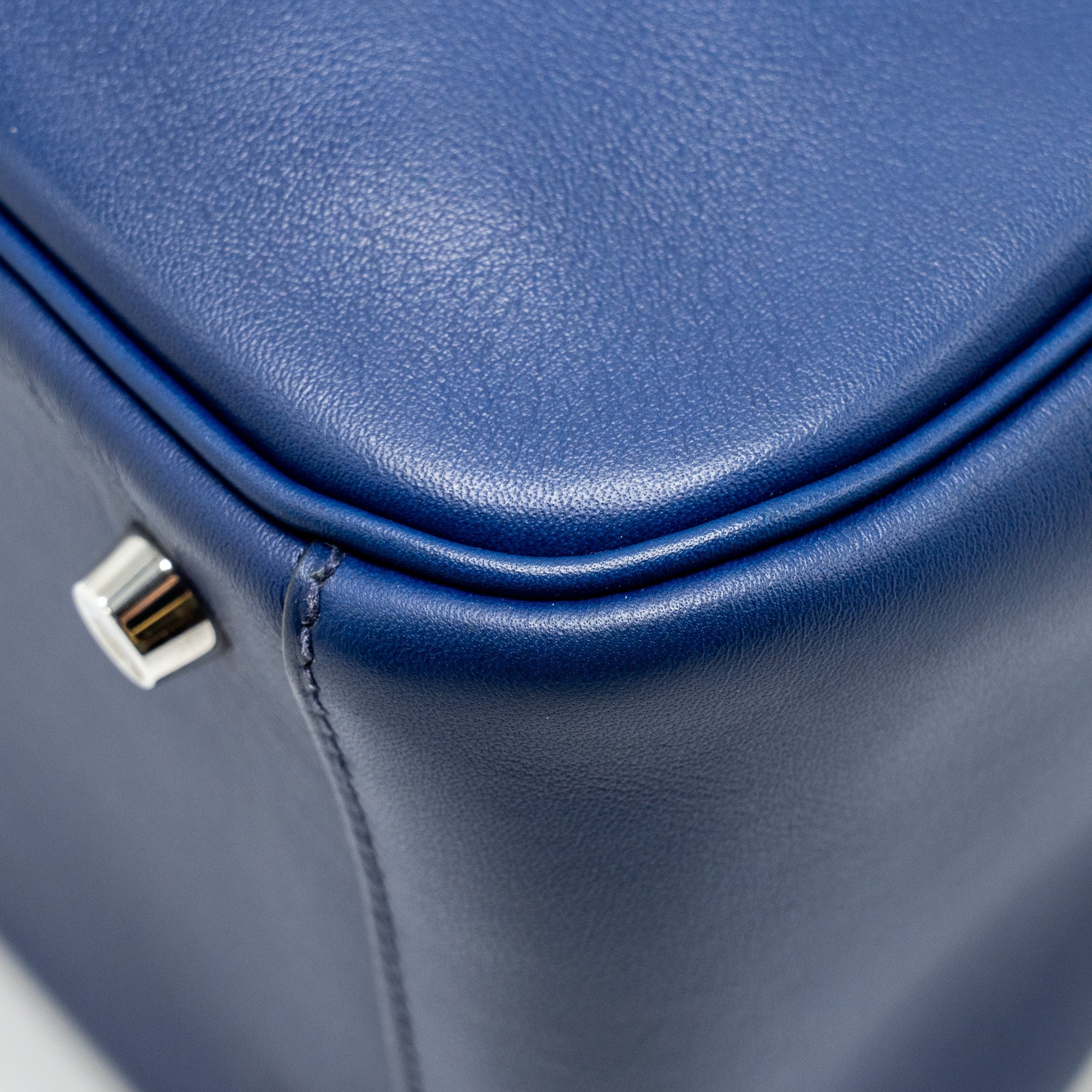 HERMES LINDY 26 SWIFT BLUE SAPHIR SHW