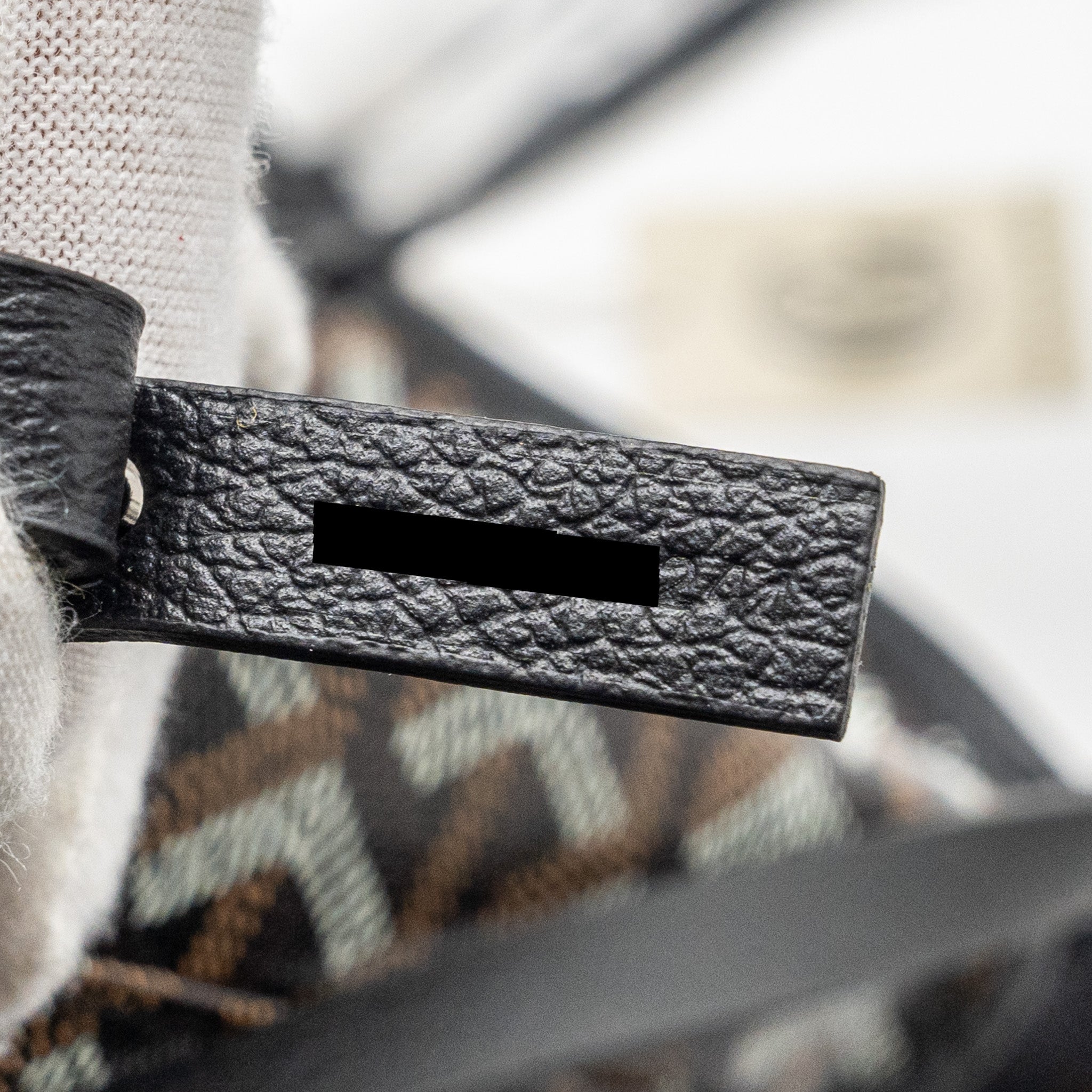 GOYARD SAINT LOUIS PM TOTE BAG GOYARDLINE CANVAS BLACK SHW