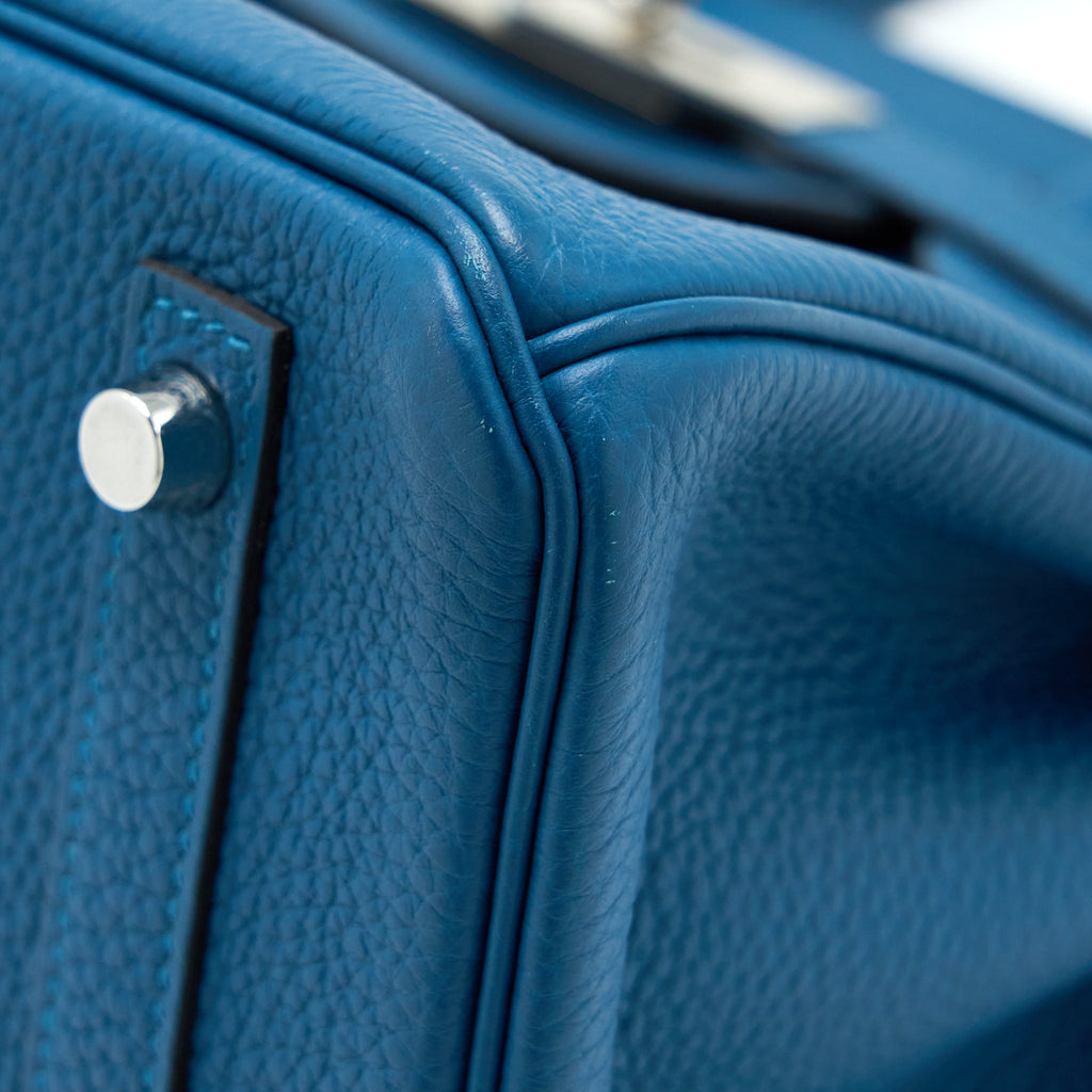 HERMES BIRKIN 30 TOGO S7 BLEU DE GALICE SHW