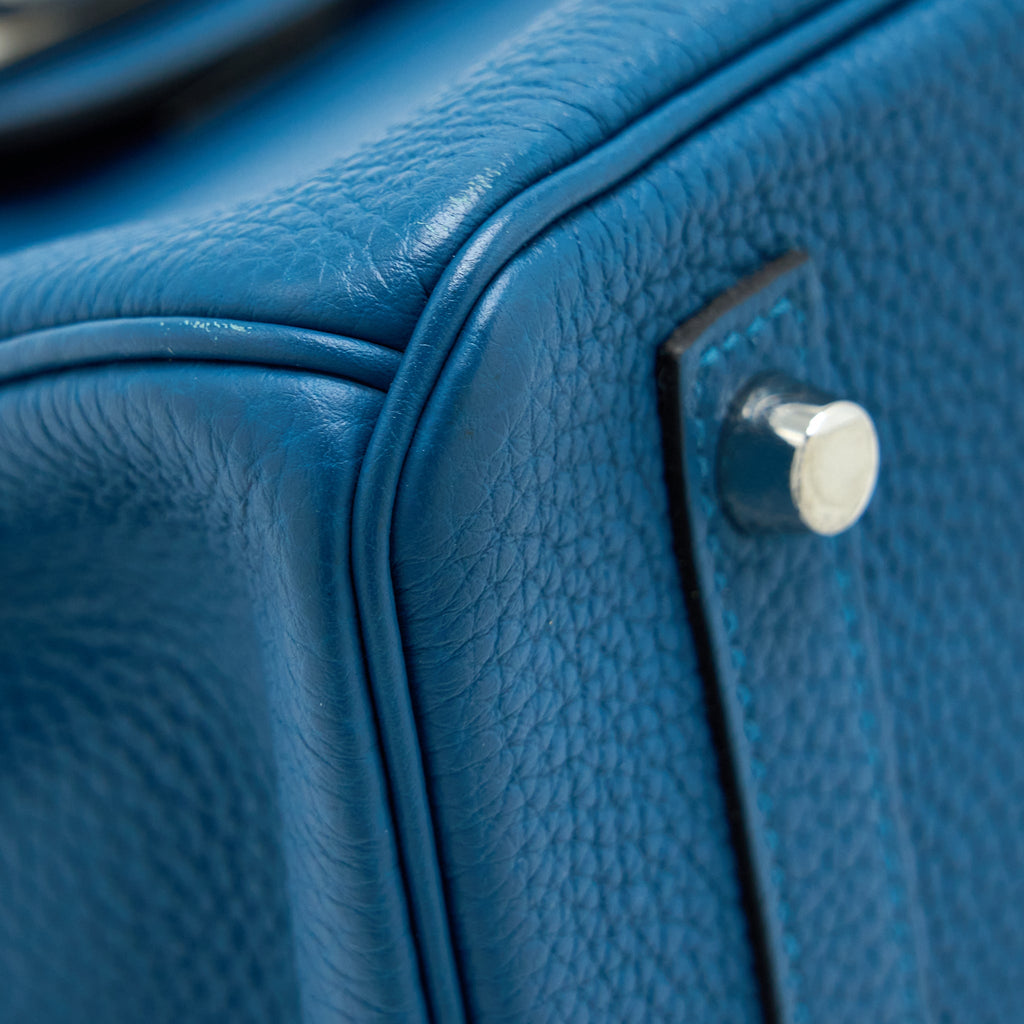 HERMES BIRKIN 30 TOGO S7 BLEU DE GALICE SHW