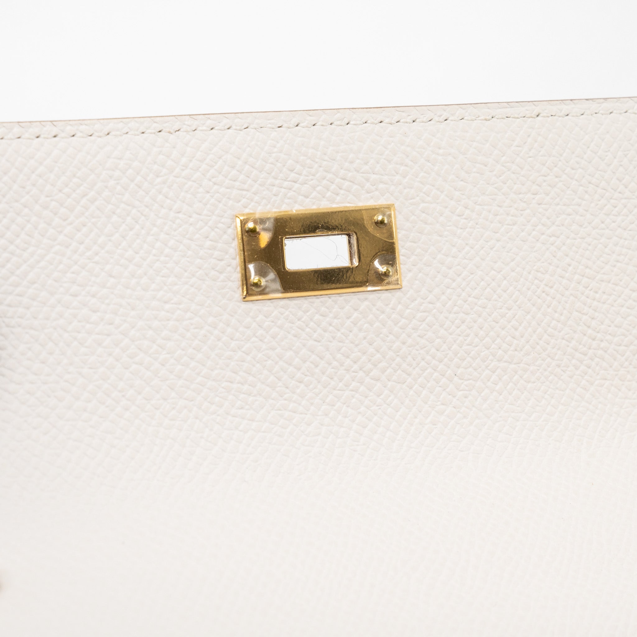 HERMES KELLY TO GO EPSOM M4 GRIS PALE GHW