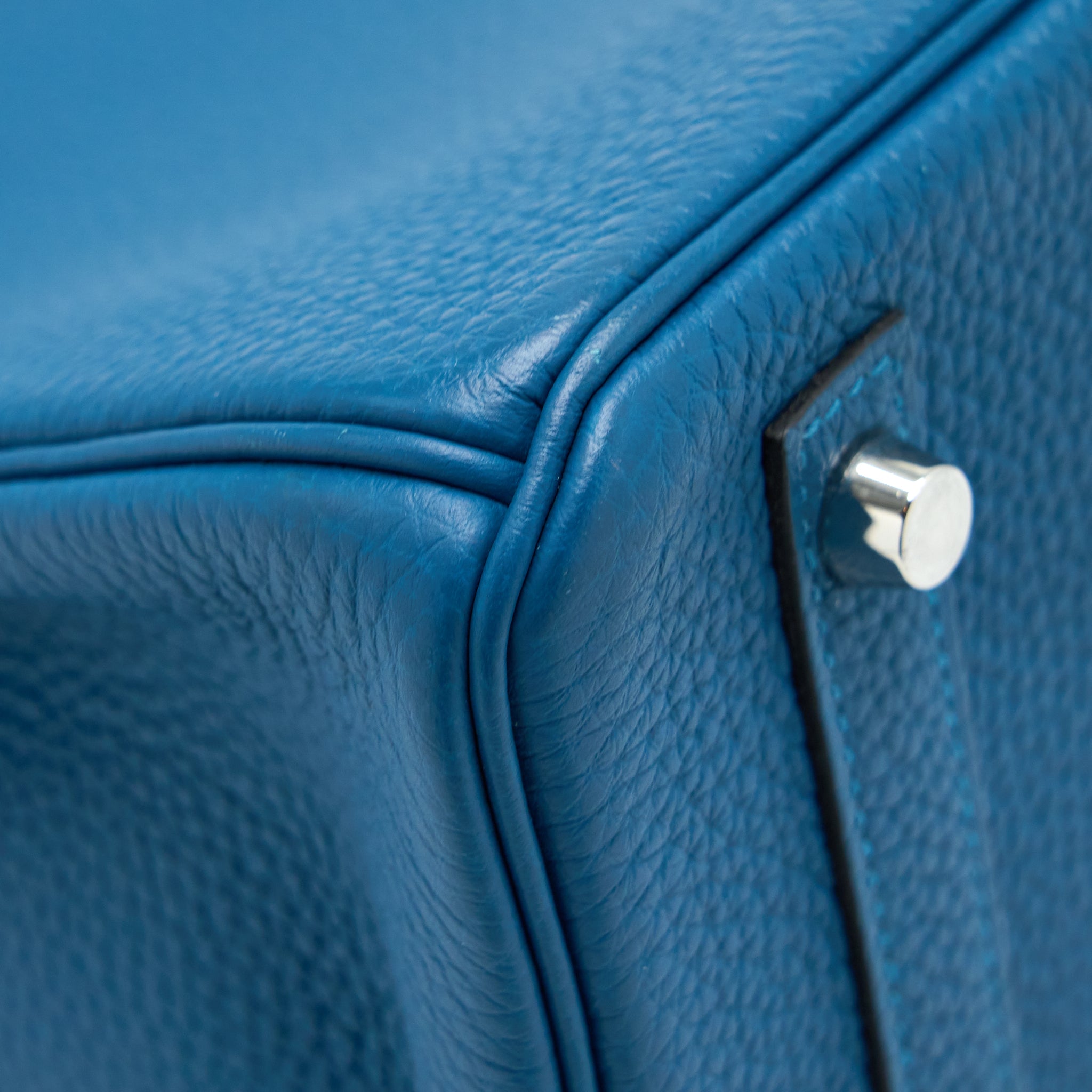 HERMES BIRKIN 30 TOGO S7 BLEU DE GALICE SHW