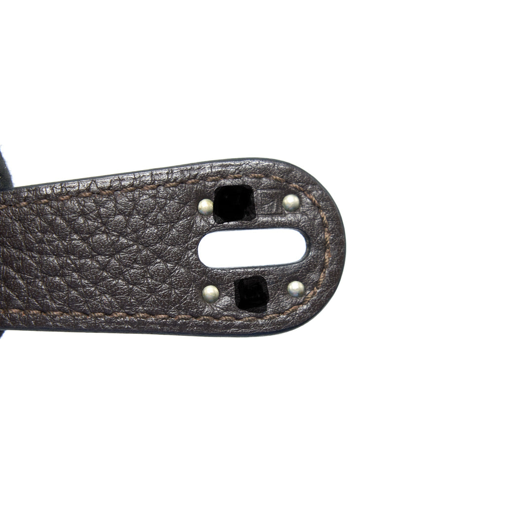 HERMES LINDY 34 CHOCOLATE WITH SHW