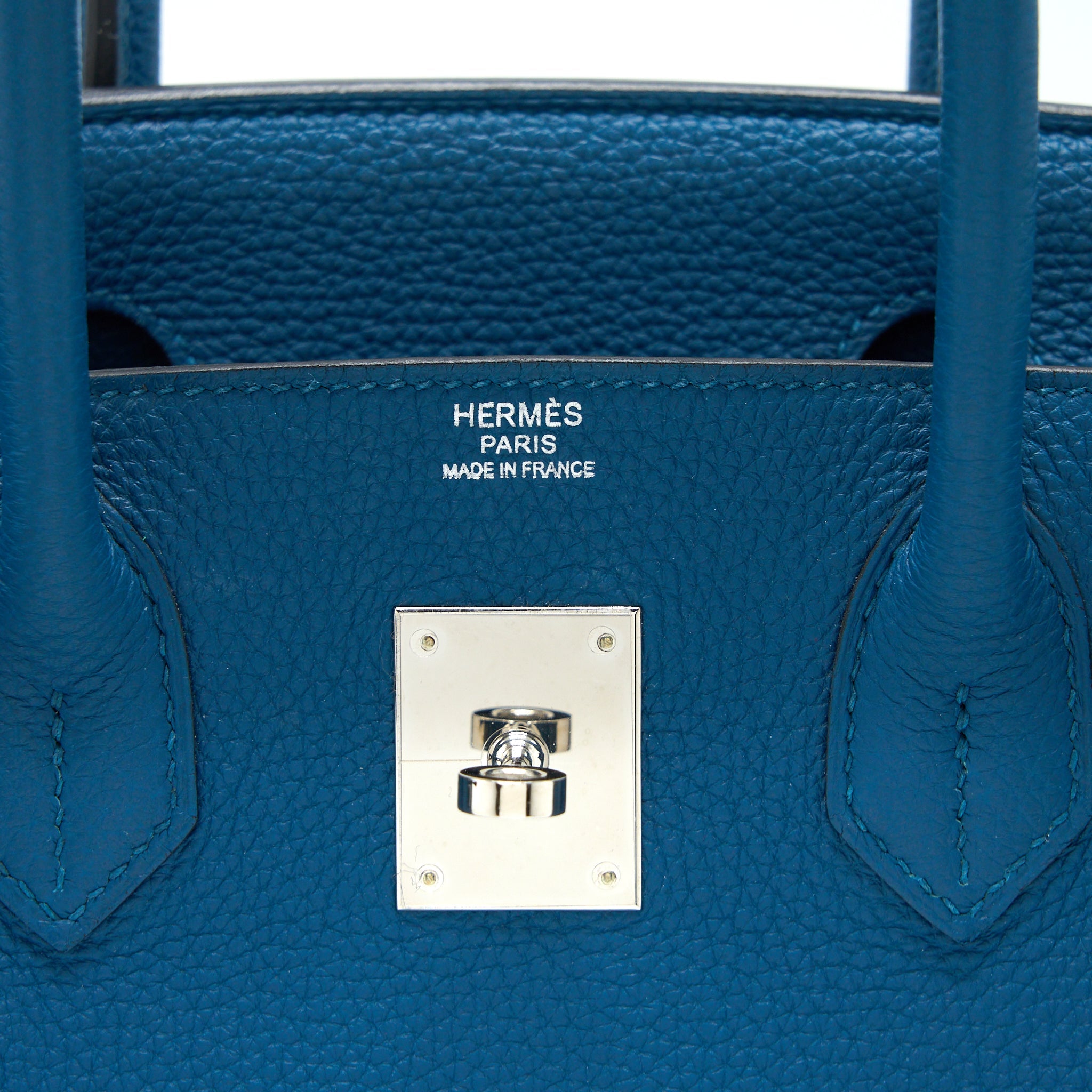 HERMES BIRKIN 30 TOGO S7 BLEU DE GALICE SHW