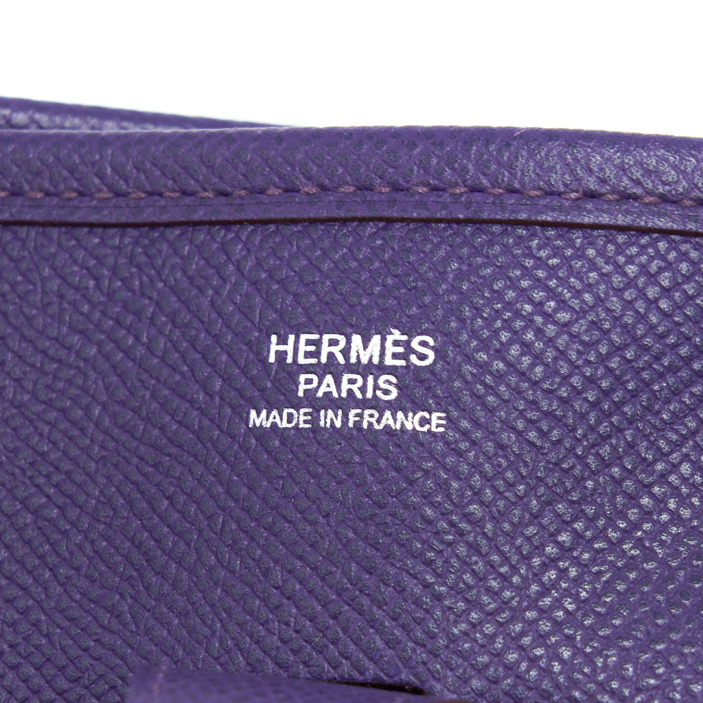 HERMES EVELYNE 29 EPSOM 9K IRIS SHW