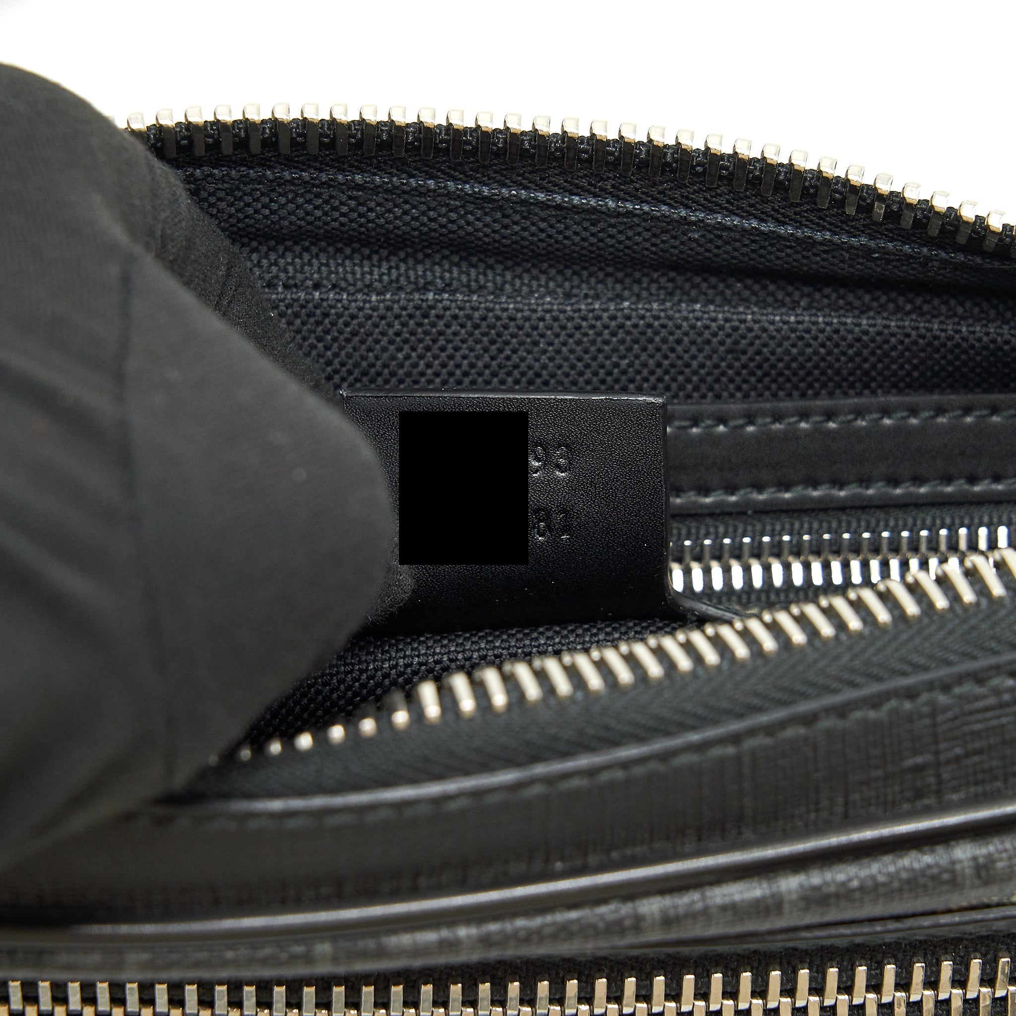 GUCCI GG SUPREME/ TIGER BELT BAG BLACK SHW