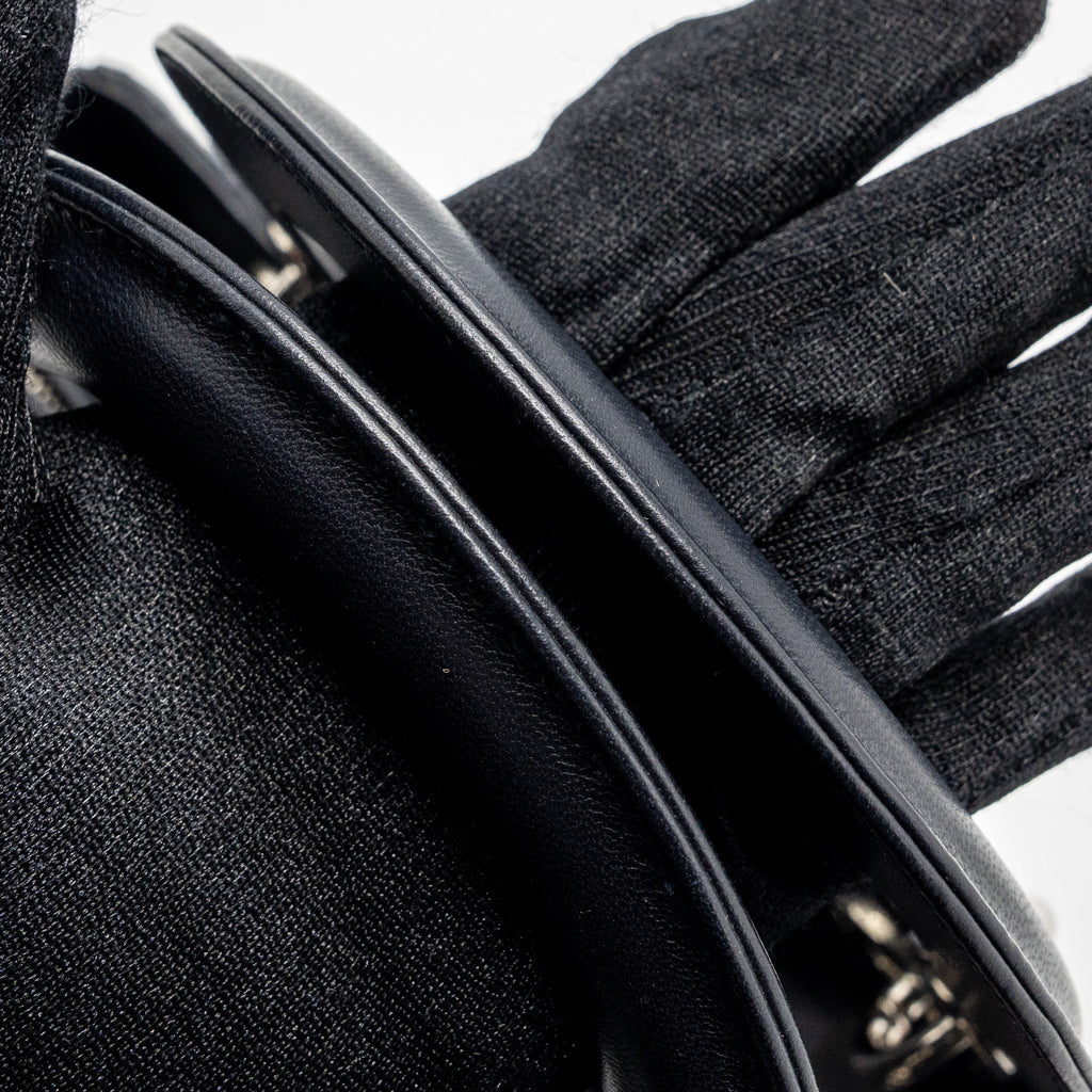 DIOR MEDIUM LADY DIOR LAMBSKIN BLACK SHW